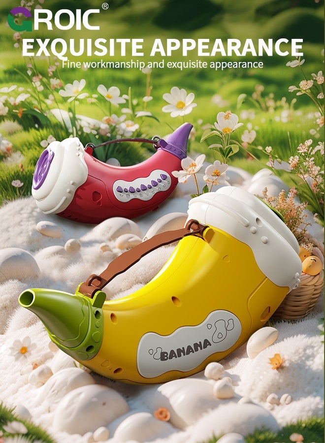 GROIC Mini Explorer Animal Caller Toys for Kids, Breathing Exerciser for Kids, Hunting Toy with 2 Mode 30 Sounds, 5 Levels Lights, Outdoor Discovery Play with 8" Horn Voice Changer Toys for Boys & Girls - Image 4