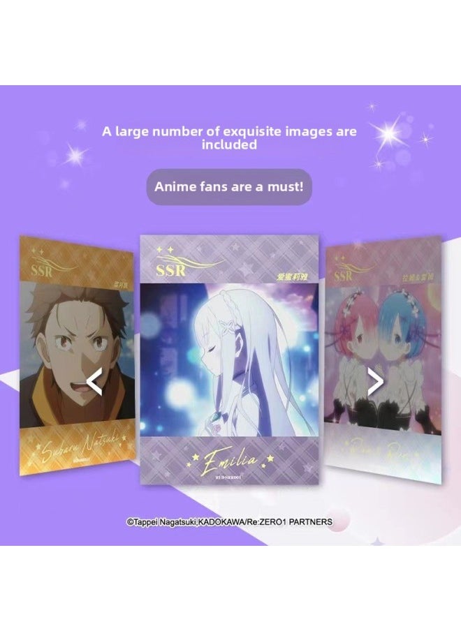 null - Card Collection Agency Re's Life In A World From Scratch Edition Commemorative Edition Rem Animation Surrounding Card-color:[2nd Bullet] Time Gap 1 Box Of 10 Packs - Image 1
