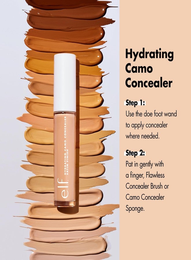 elf e.l.f. Hydrating Camo Concealer, Covers Blemishes & Under-Eye Circles, Full-Coverage & Delivers A Satin Finish, Vegan & Cruelty-Free, Fair Warm - Image 3