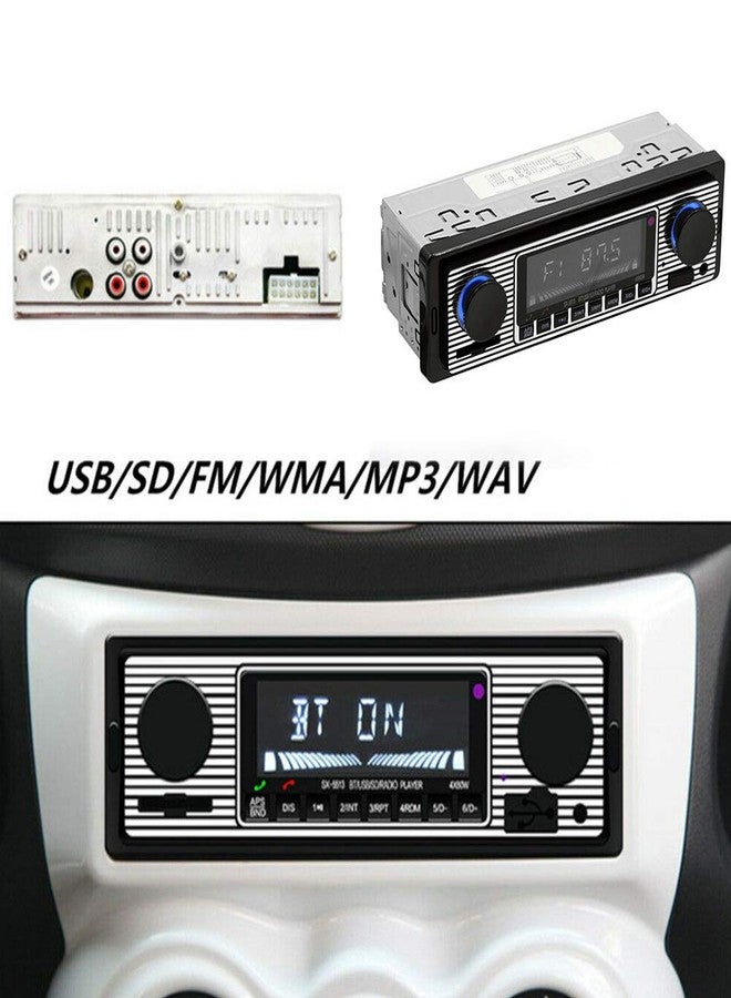 ANER Car Stereo for Bluetooth, Retro Car FM Radio Smart Player, Electronic Auto FM Radio Receiver, Hands-Free Calling, Support MP3/WMA/WAV/AUX - Image 4