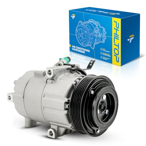 PHILTOP AC Compressor Compatible with 2014-2018 Forte; For-te-5 2.0L, 2014-2017 Elantra 2.0L; Elantra GT, Air Conditioning Compressor - Image 1