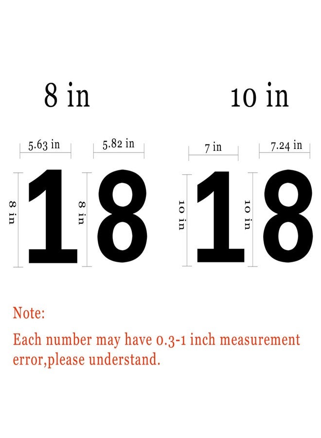 MLOLM 0-8 Numeral Stencils Molds 10 Inch Arabic Number Cake Maker Decorative Fillings Layered Baking Tools for DIY Wedding Birthday Anniversary - Image 4