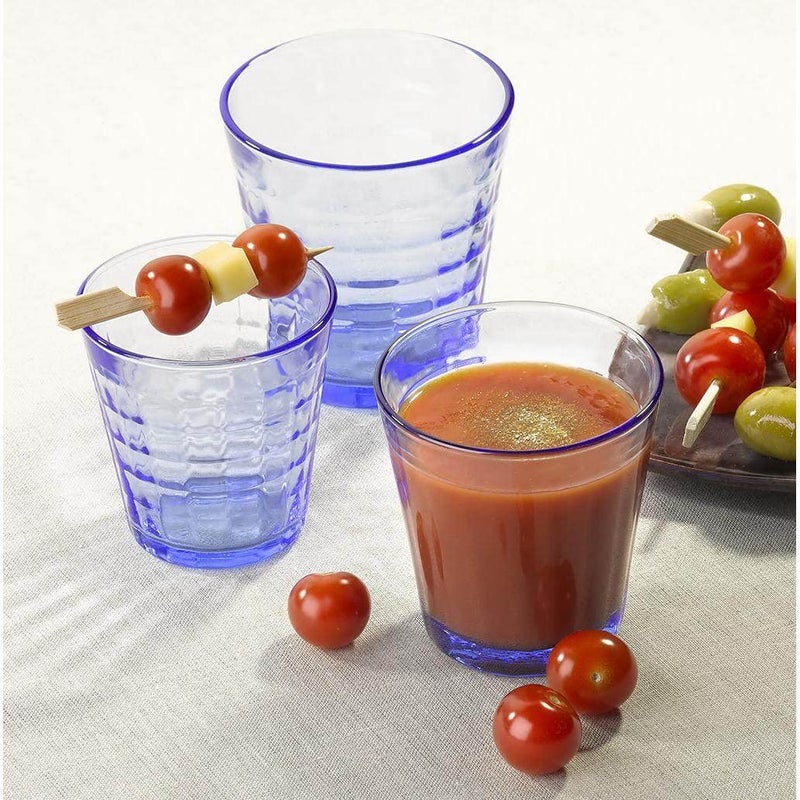 KIDZYMON Unbreakable Glass Tumbler Juice Glass Set of 6 Capacity 220 ml I Mojitto Glass Toughened Transparent Glass Tumbler Set of 6 I Size 825 CM Diameter 875 CM Height - Image 5