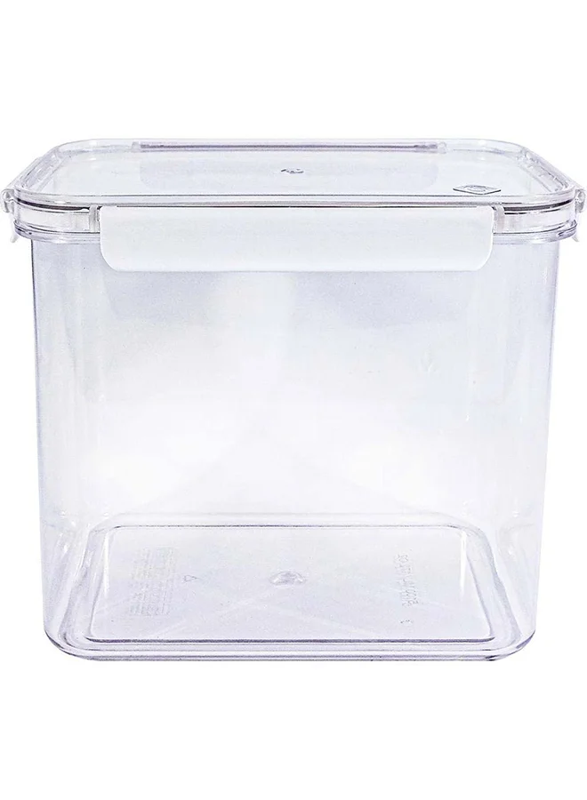 دانوب هوم Proo Food Container Polyethylene Terephthalate plus Tpe Re-Usable Food Storage Containers Stackable Kitchen Organizer Boxes For Kitchen & Dining Room L24Xw17Xh20Cm - Clear