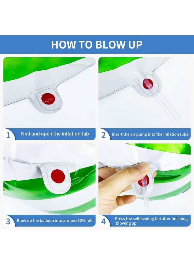 CHengQiSM 4D Color Hot Air Balloon Aluminum Balloon Hot Air Balloon Decorations Helium Balloon Mylar Foil Balloons Party Hot Air Balloon Floating Foil Balloons for Kids Themed Birthday Party Decor Balloon(4pcs) - Image 4