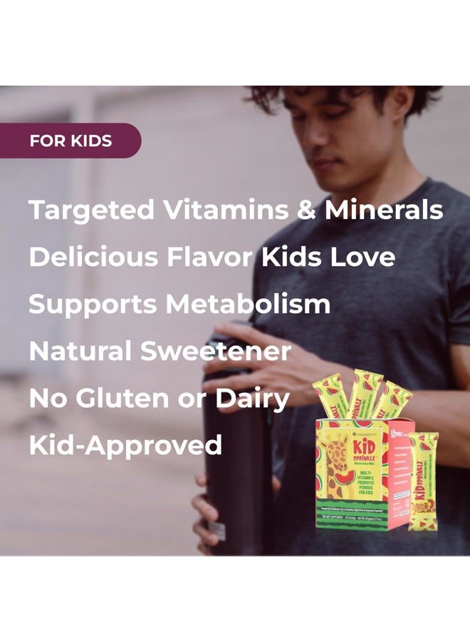 youngevity Kidsprinklz Watermelon Mist - Multi-vitamin Powder, 60g (2.1oz) - Image 4