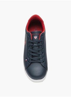U.S. Polo Assn. Men's Logo Detail Lace-Up Sneakers  - Image 3