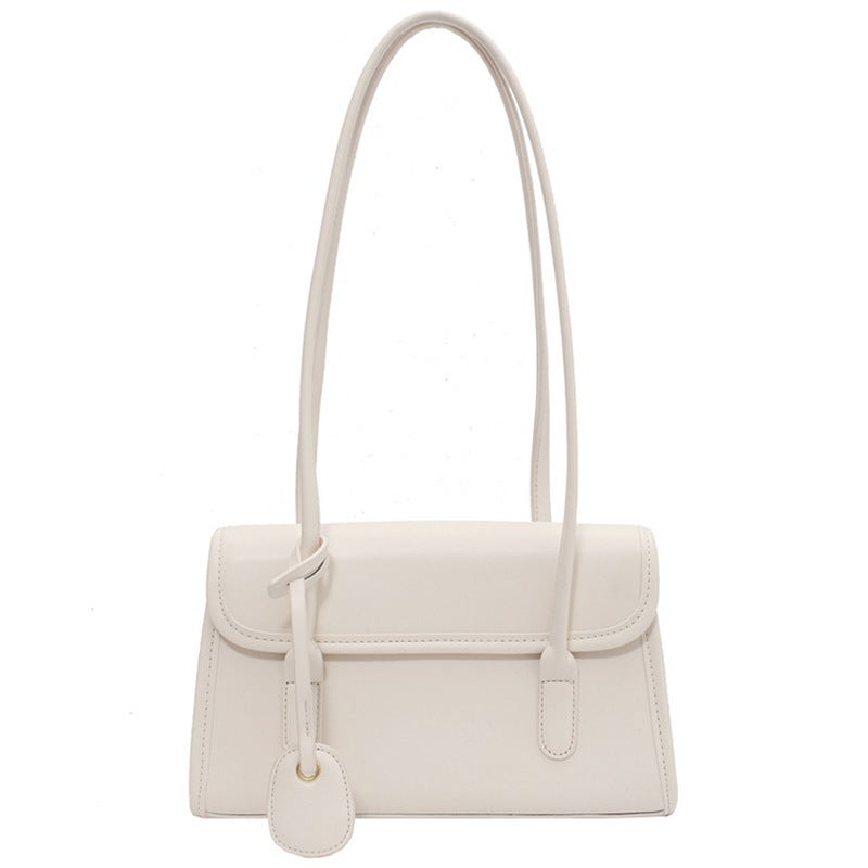 French Niche Bag Women'S 2025 Trendy Texture Shoulder Bag, Fashionable And Versatile Satchel Baguette Armpit Bag - Image 5