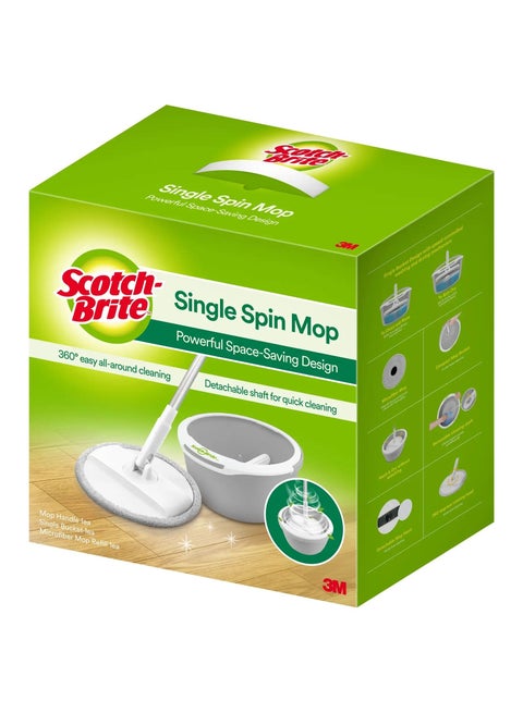 T6 Single Spin Mop & Bucket Set