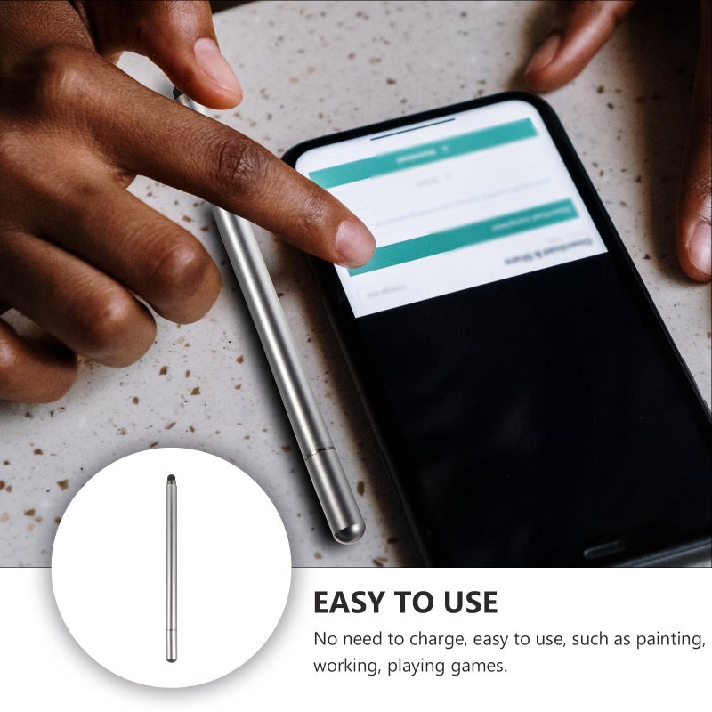 Alloy Magnetic Capacitive Stylus Pen with Disc Tip for Tablet Precise Input Smooth Operation - Image 5