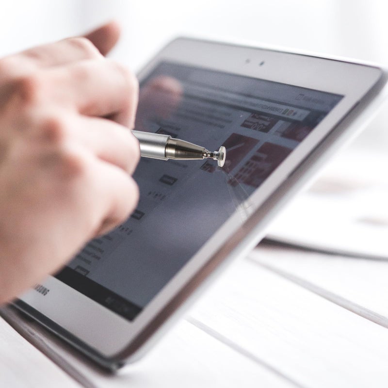 Alloy Magnetic Capacitive Stylus Pen with Disc Tip for Tablet Precise Input Smooth Operation - Image 4
