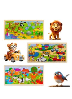 UKR UKR At the Yard Farm Wooden Puzzle – Assorted Animal Puzzle for Kids | Educational Learning Toy for Toddlers & Preschoolers | Fun & Interactive Puzzle for Early Development  - Image 4