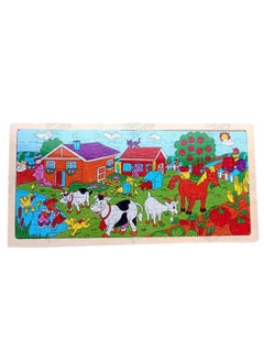 UKR UKR At the Yard Farm Wooden Puzzle – Assorted Animal Puzzle for Kids | Educational Learning Toy for Toddlers & Preschoolers | Fun & Interactive Puzzle for Early Development  - Image 5