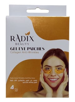 Radix Collagen Eye Gel Mask for Eye Tightening and Anti-Wrinkle 4 Pairs  - Image 1