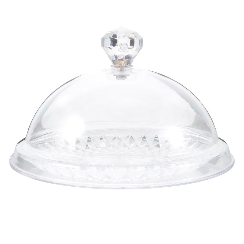 1 set of Cover Tray Smooth Cake Serving Tray Western Round Plate - Image 1