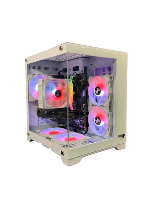 MI Excite Gaming PC BEAST Core i7 14700F CPU RTX 4070 Super GPU DDR5 H610 WIF MB DDR5 16GB RAM 1000GB SSD M.2 120 AC CPU Cooler 700w PSU  White