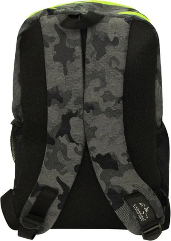 كامبريدج بولو كلوب Unisex Backpack with Side Pocket, Waterproof Fabric Base and Back Shock Absorbing Support