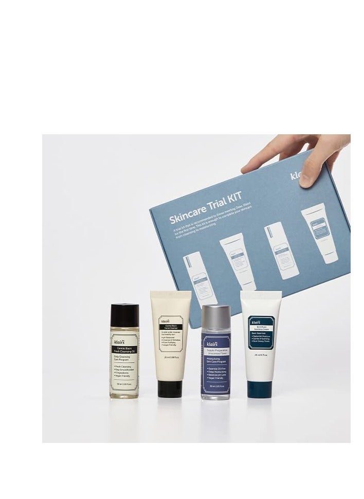 DearKlairs [DearKlairs] Skincare Trial Kits, 4 minis, cleansing oil, cleanser, toner, cream, Travel must haves, Gifts for Women, Stocking Stuffers for adults  - Image 2