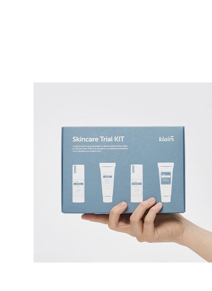 DearKlairs [DearKlairs] Skincare Trial Kits, 4 minis, cleansing oil, cleanser, toner, cream, Travel must haves, Gifts for Women, Stocking Stuffers for adults  - Image 3