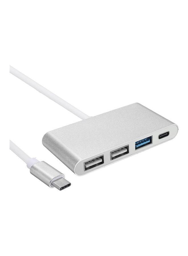 NIBEMINENT USB 3.0 Hub Silver - Image 1