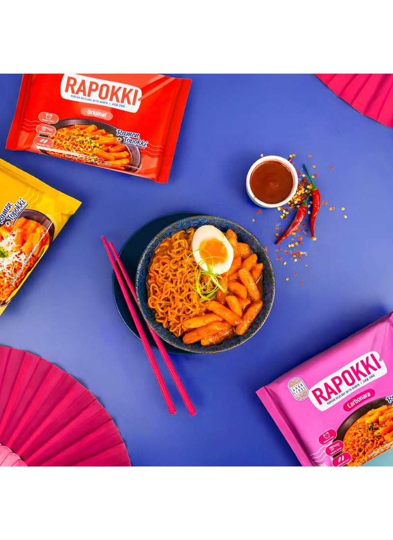 Good Seoul Carbonara Rapokki Korean Rice Cake With Ramen - Image 2