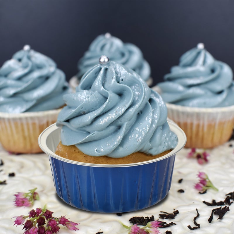 50Pcs Cupcake Baking Cups Disposable Cupcake Cup Aluminum Foil Cups Muffin Baking Cups - Image 1