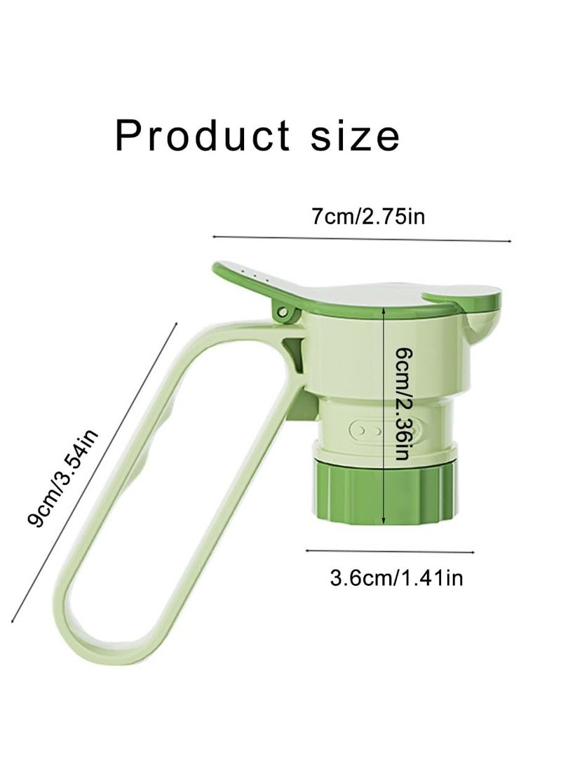 CMGTYYD 2Pcs Oil Pouring Spout Converter, Pouring Spout Attachment with Handle, Pouring Spout for Oil, Kitchen Oil Filter Dispenser, Oil Dispenser Spout, Bottle Pourer, Turn Your Bottles Into Dispensers for Oil  - Image 5