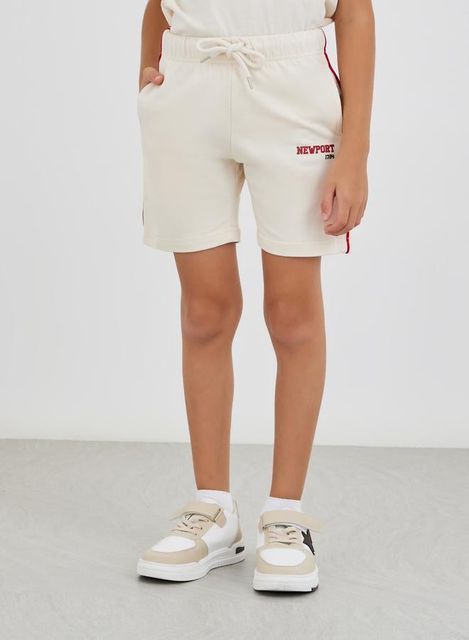 Styli Slogan Print T-Shirt and Shorts Set - Image 5