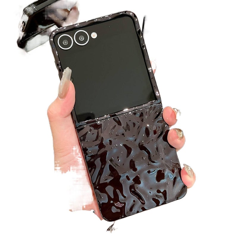 Protective Case | Water Ripple PC | Shockproof Cover for Samsung Galaxy Z Flip 4 - Image 3