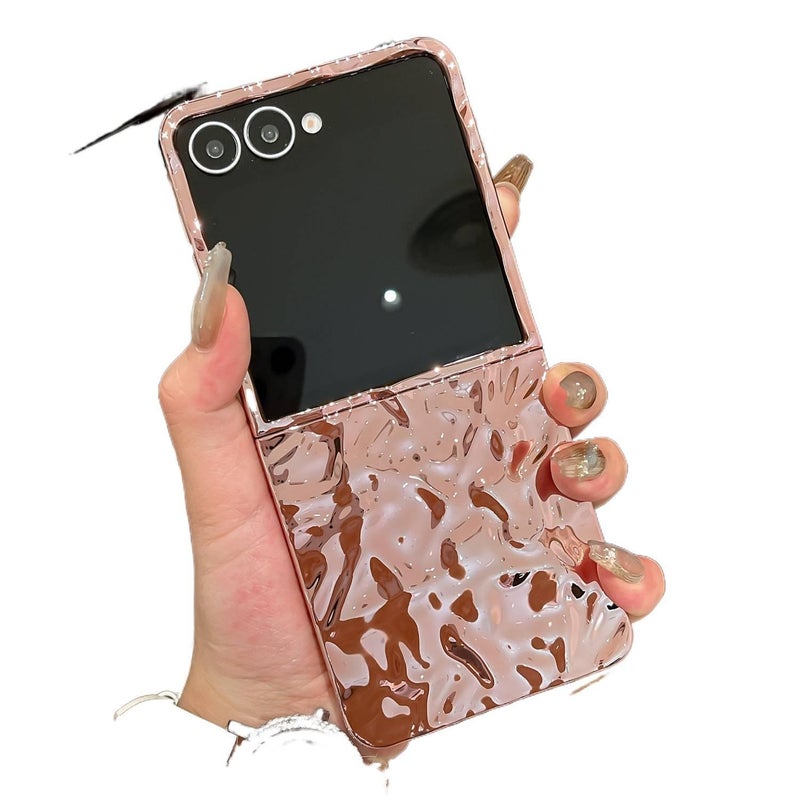 Protective Case | Water Ripple PC | Shockproof Cover for Samsung Galaxy Z Flip 4 - Image 4