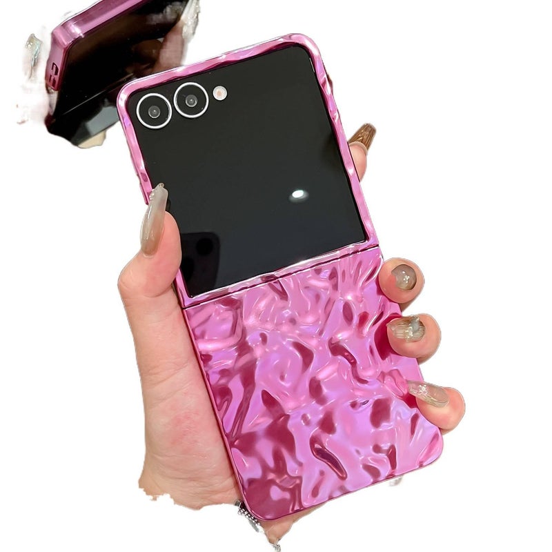 Protective Case | Water Ripple PC | Shockproof Cover for Samsung Galaxy Z Flip 4 - Image 1