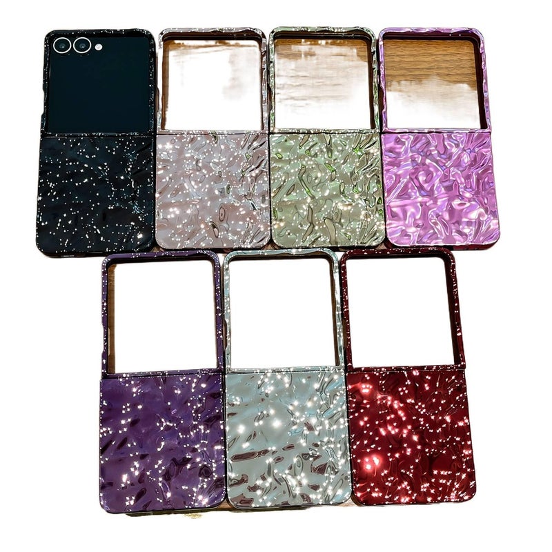 Protective Case | Water Ripple PC | Shockproof Cover for Samsung Galaxy Z Flip 4 - Image 2