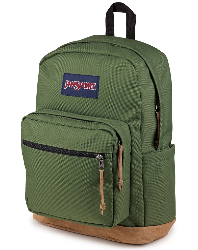 JANSPORT Right Pack Large Premium Fabric Unisex Laptop Backpack - Cargo Green
