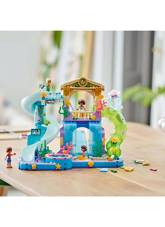 LEGO Friends Heartlake City Water Park Playset, Building Set For Kids, Creative Play For Girls And Boys Aged 8 Years And Over, 3 Mini-Dolls, A Micro-Doll, 3 Slides And Whirlpool 42630 (814 Pieces)  - Image 5