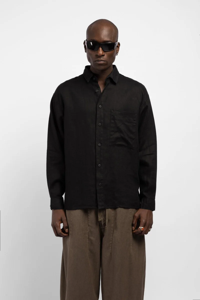 Catch Linen Shirt with Pockets