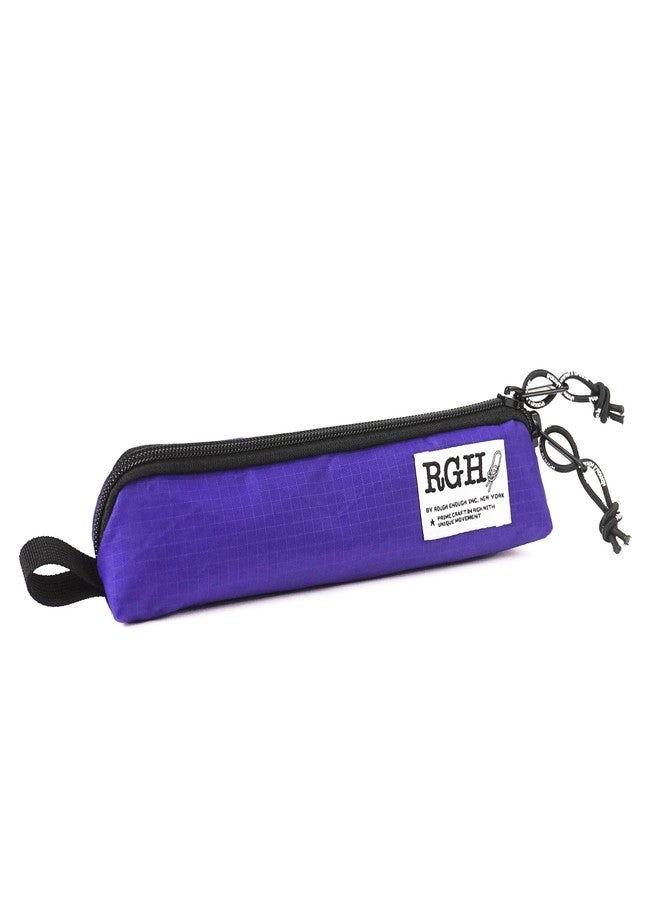 RE ROUGH ENOUGH Rough Enough Small Slim Pencil Pouch Case for Kids Adults School Art Supplies Purple - Image 1