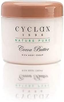 cyclax nature pure cocoa butter rich body cream 300ml jar