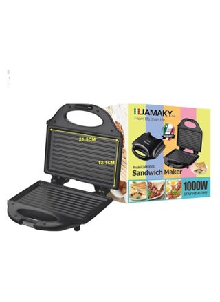 1000W Sandwich Maker - Italian Technology Fixed Grill, Coated Sandwich Maker with Automatic Temperature Control JMK2006 (Length 4.9 x Width 8.5) Inch - pzsku/Z6AAC01B8D00D9324B95CZ/45/1744641665/30ec4d5e-7be9-4803-8567-f8138d8bb86c
