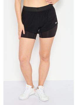 Reebok Women Sportswear Fit Training Short, Black  - Image 1