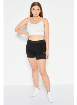Reebok Women Sportswear Fit Training Short, Black  - Image 2