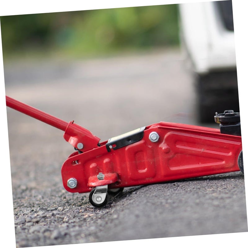 3pcs Heavy Duty Jack Caster Wheels for Floor Jack Swivel Replacement Easy Install - Image 5