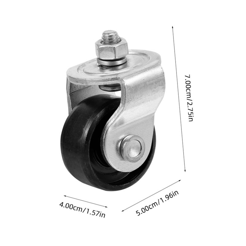 3pcs Heavy Duty Jack Caster Wheels for Floor Jack Swivel Replacement Easy Install - Image 3