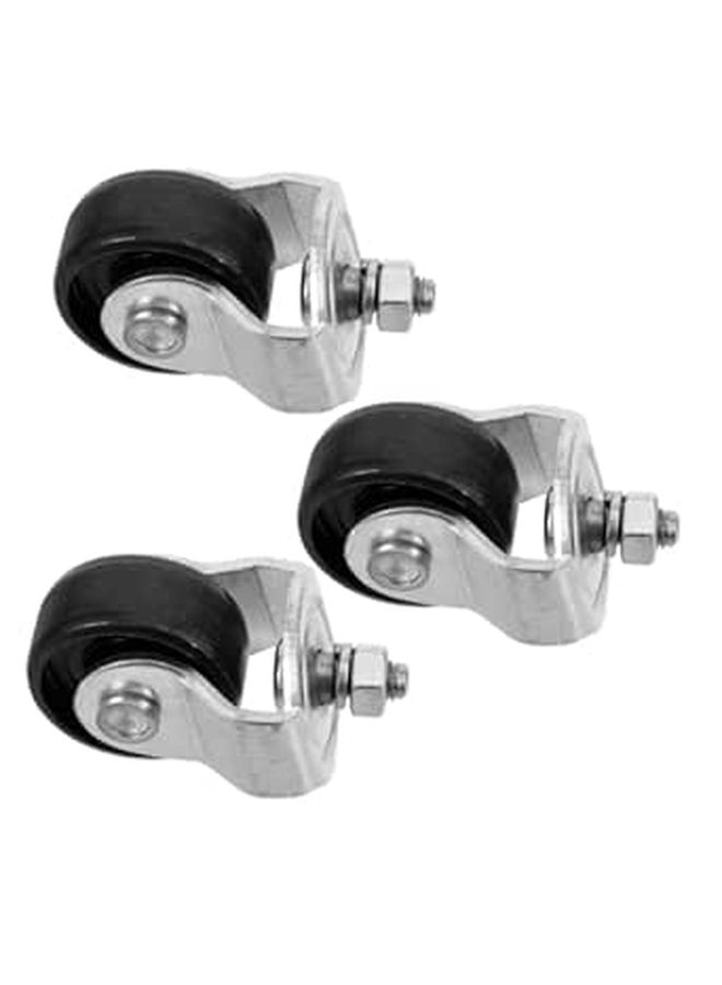 3pcs Heavy Duty Jack Caster Wheels for Floor Jack Swivel Replacement Easy Install - Image 1