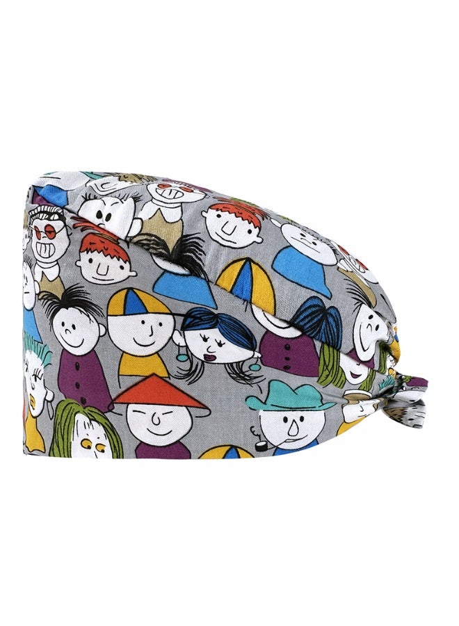 NIBEMINENT Adjustable Medical Scrubs Hats Lab Working Cap Surgicals Hat Nurse Dentist Nursing Accessories Scrub Caps Cook Head Over Hats