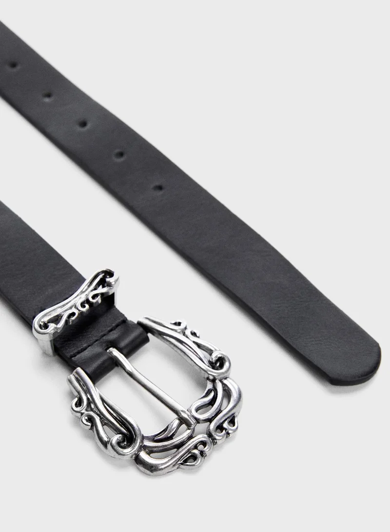 MANGO Anicet Allocated Hole Belts
