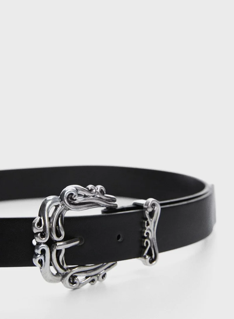 MANGO Anicet Allocated Hole Belts