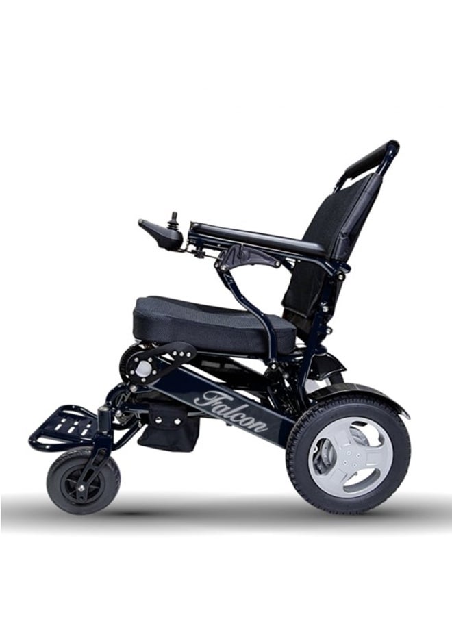 Gilani Mobility - Wheelchair Adjustable Backrest Light Folding Electric Wheelchair - FALCON 69X88X43 - Image 1