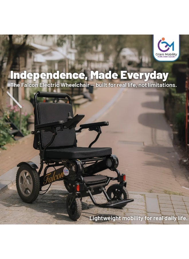 Gilani Mobility Falcon Electric Wheelchair – Lightweight, Foldable & Adjustable - Image 5