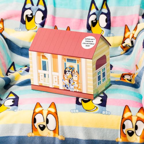 Jay Franco Bluey Throw Blanket with Gift Box Throw Measures 46 x 60 Inches Super Soft Special Edition Fleece Bedding - Image 3