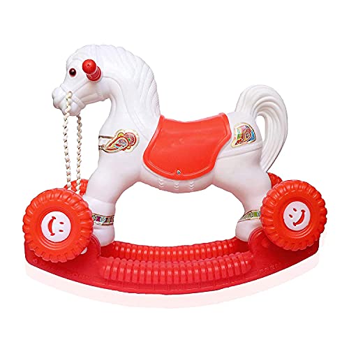 Cri8Hub Thetrust Store Boy's And Girl's 2 In 1 Baby Horse Rider Rocker For Kids 1-3 Years Birthday (Multicolour) - Image 1